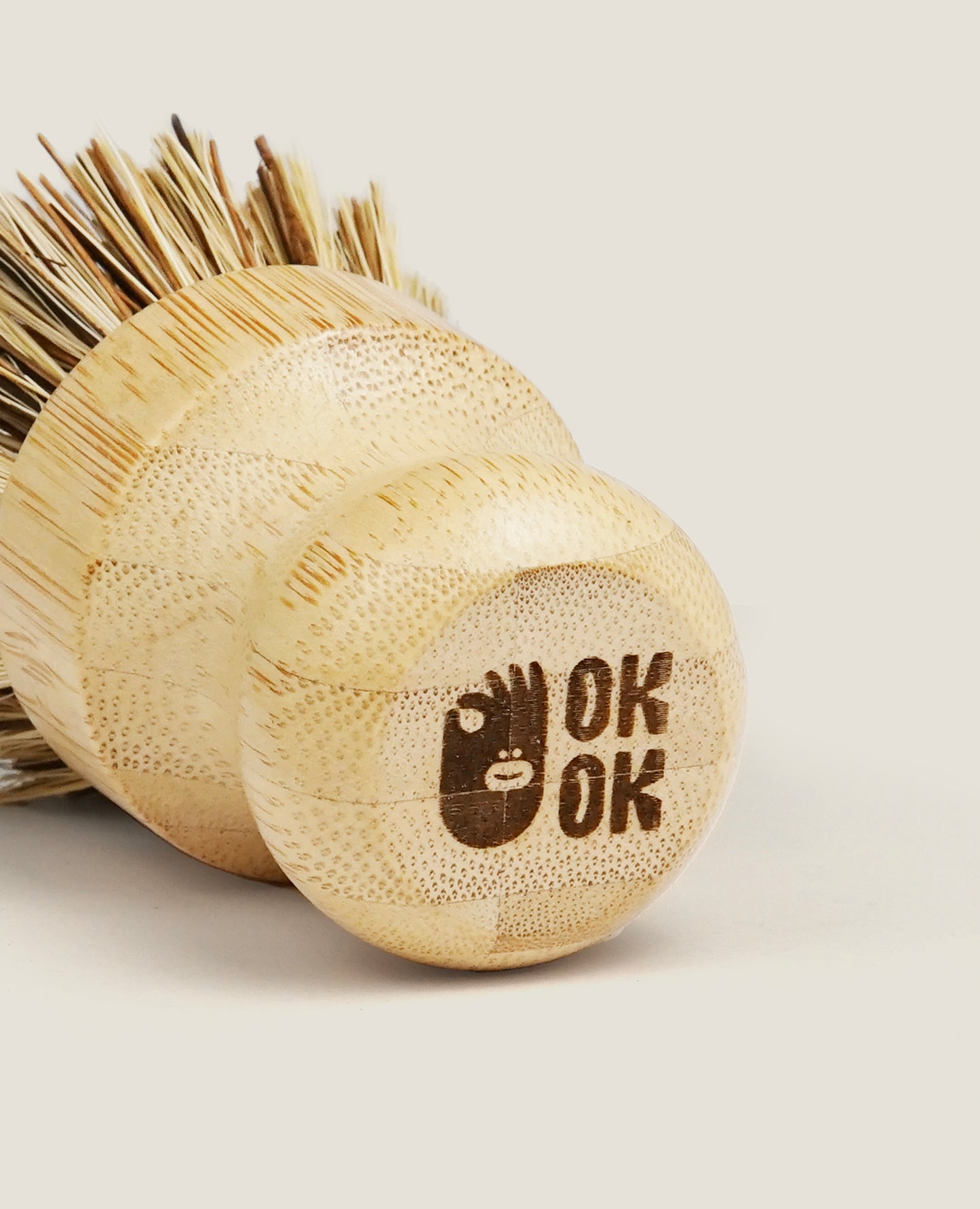 Palm Fibre Round Brush