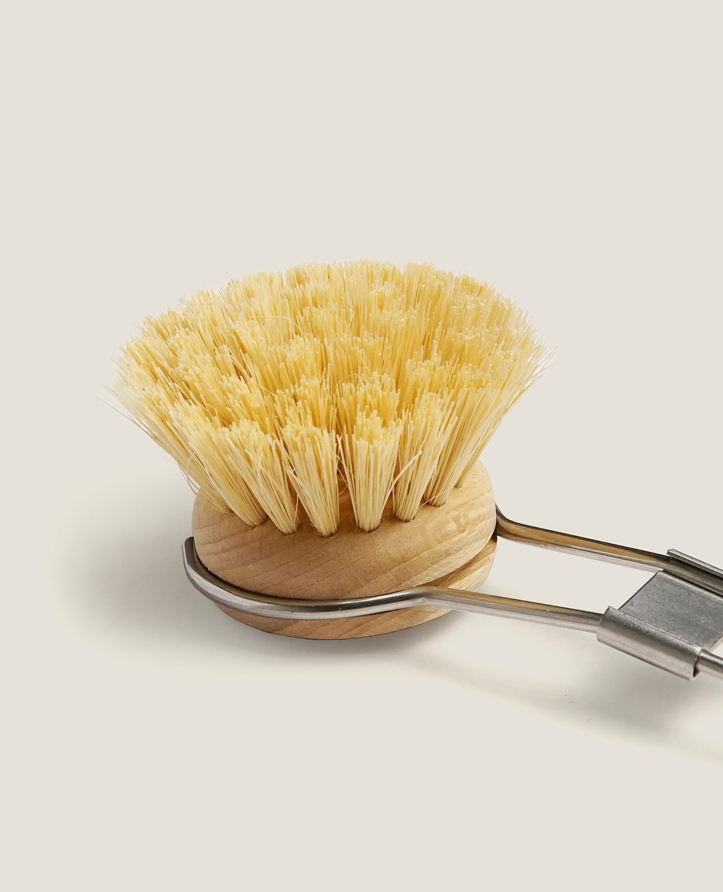 Stainless Steel- Handled Sisal Fibre Brush