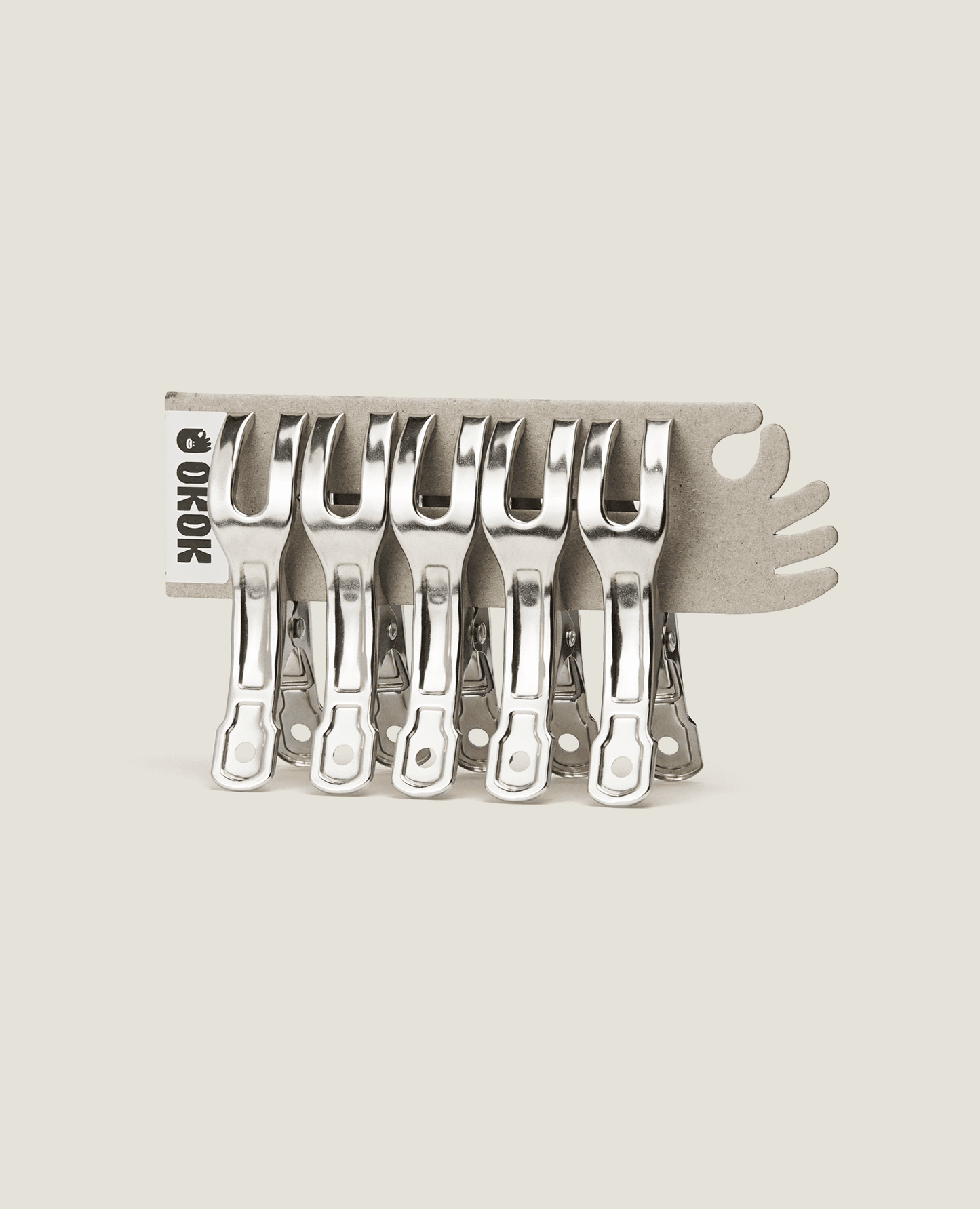 Stainless Steel Cloth Peg L Size 5 Pcs