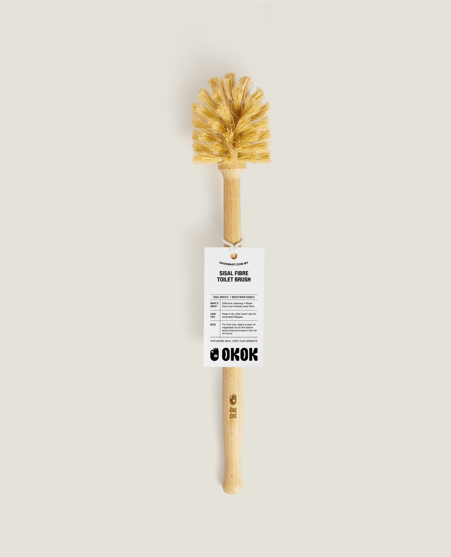 Sisal Fibre Toilet Brush