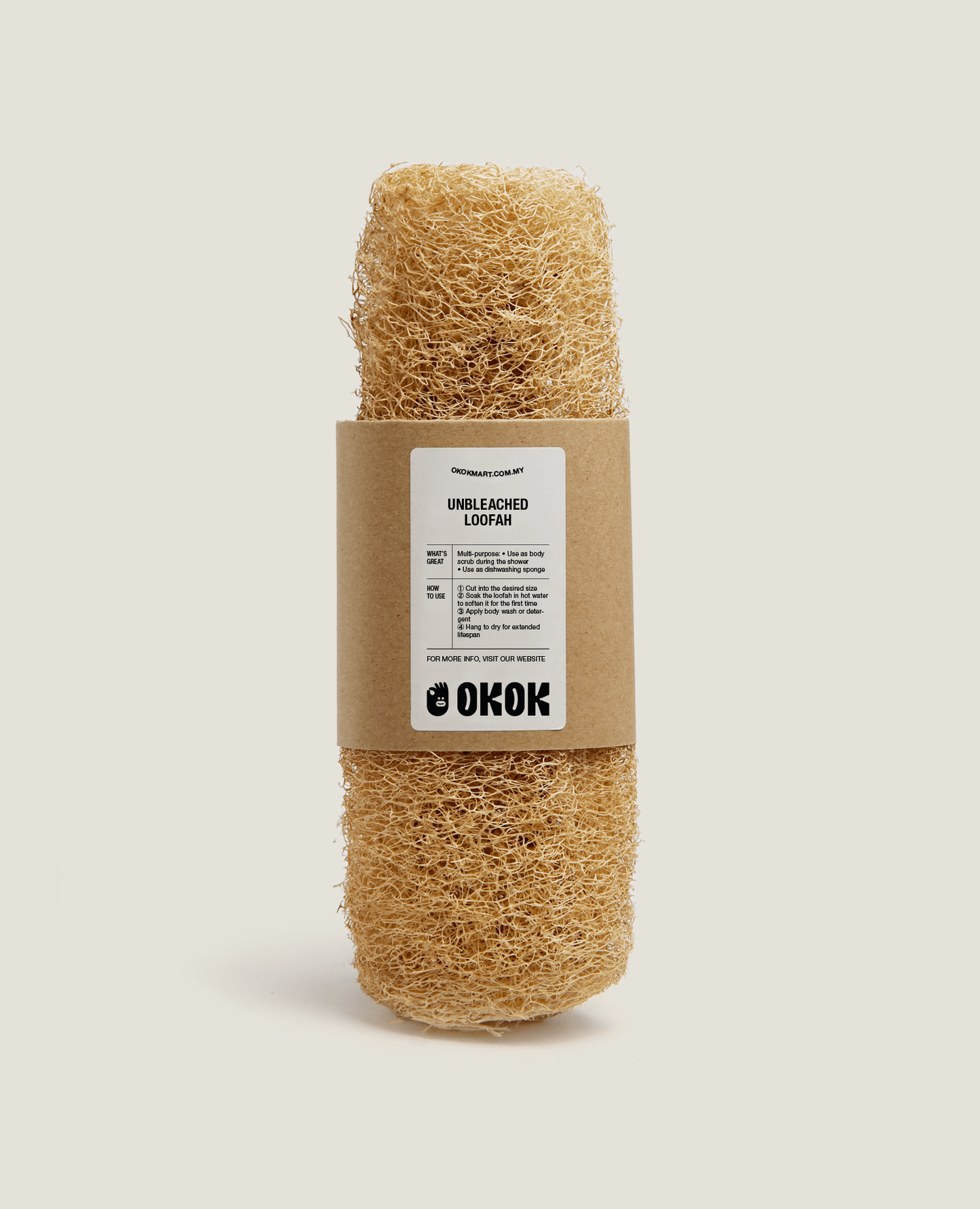 Unbleached Loofah