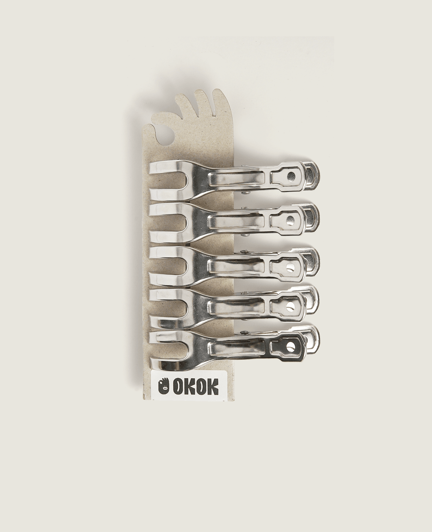 Stainless Steel Cloth Peg L Size 5 Pcs
