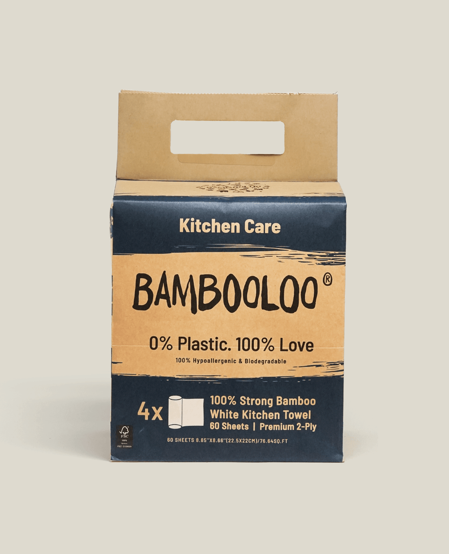 Bamboo Kitchen Towel 4 Rolls
