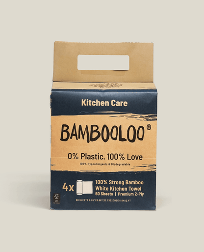Bamboo Kitchen Towel 4 Rolls