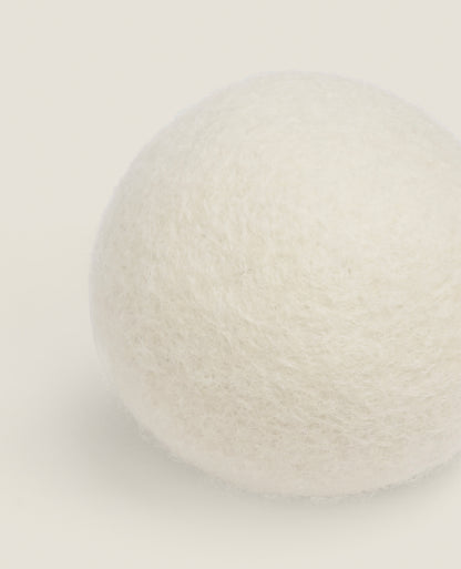 Unbleached Wool Ball