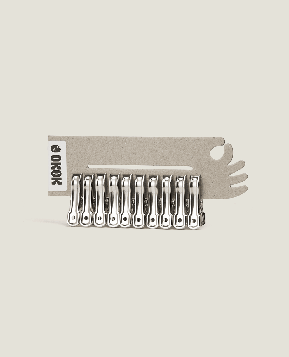 OKOK MART Stainless Steel Cloth Peg S Size 10 Pcs